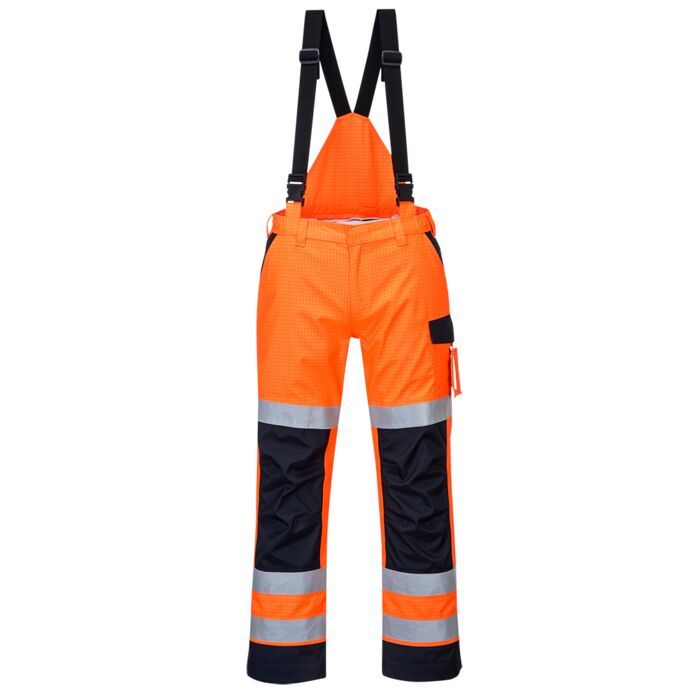 Hi-Vis Rain & Waterproof Bib and Brace Thumbnail