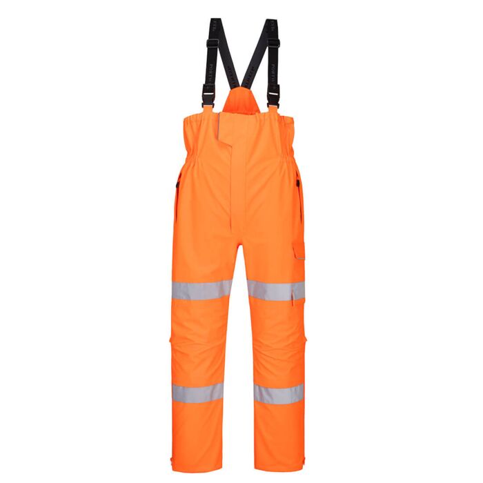 Hi-Vis Rain & Waterproof Bib and Brace Thumbnail
