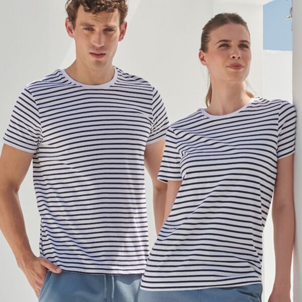 SF Unisex Striped T-Shirt Thumbnail