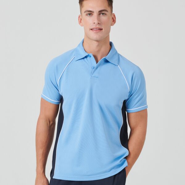 Finden and Hales Performance Piped Polo Shirt Thumbnail