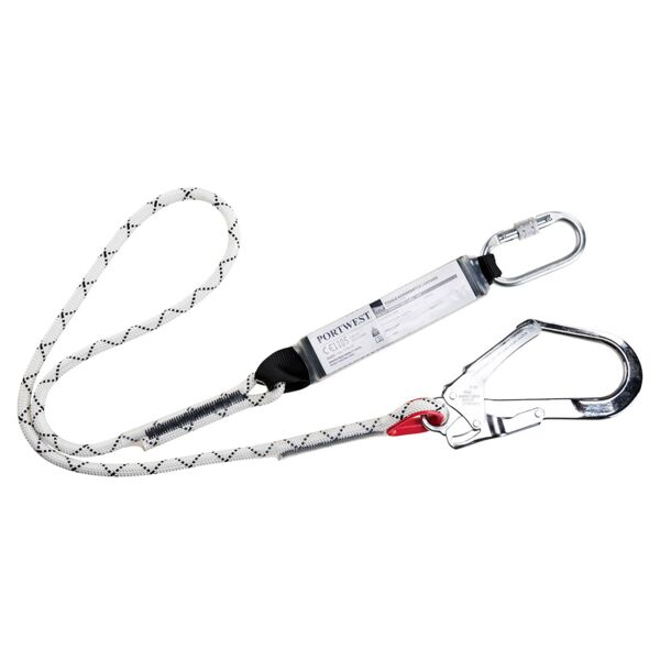 Single Kernmantle 1.8m Lanyard With Shock Absorber Thumbnail