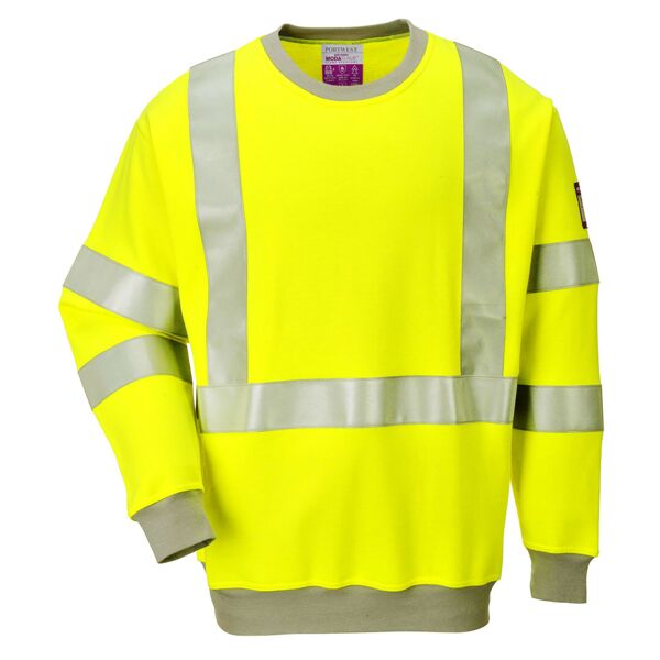 FR Modaflame Anti-Static Hi-Vis Sweatshirt Thumbnail