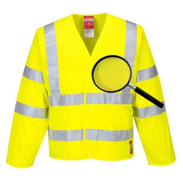 Hi-Vis Anti Static Jacket - Flame Resistant Thumbnail