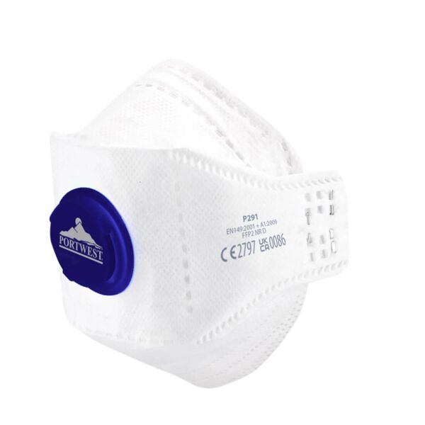 EAGLE FFP2 Valved Dolomite Fold Flat Respirator (Pk10) Thumbnail