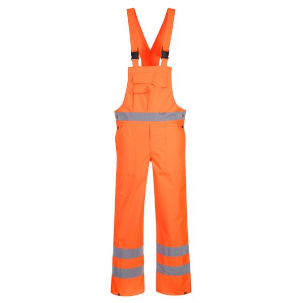 Hi-Vis Breathable Rain Bib and Brace Thumbnail