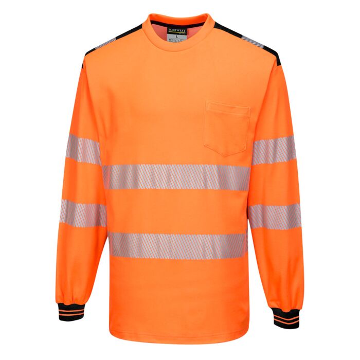 PW3 Hi-Vis Cotton Comfort T-Shirt L/S  Thumbnail