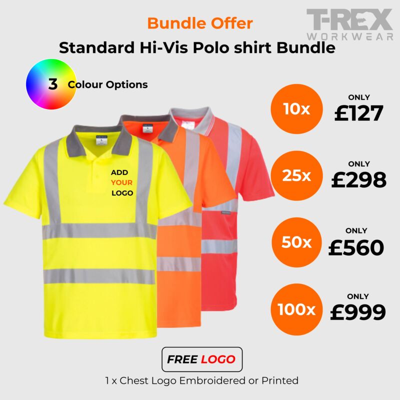 Standard Hi-Vis Polo Shirt Bundle Thumbnail